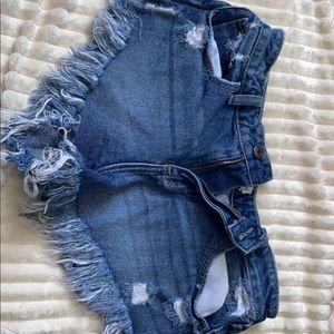 jean shorts